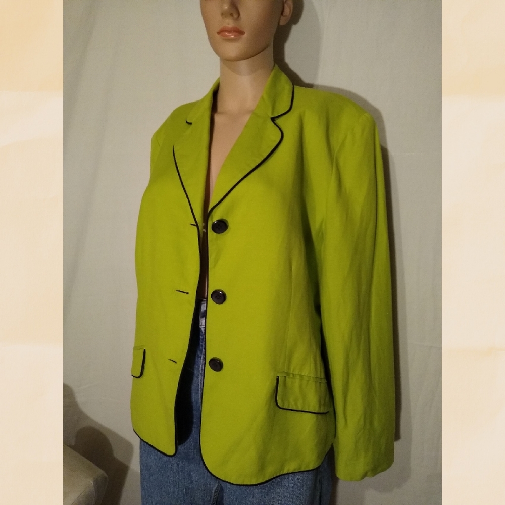 Linen  green blazer